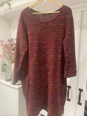 Ladies Made In Italy Jumper Dress Best Fit 18/20 - Image 1 of 4