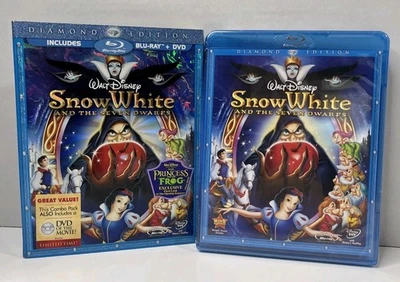 Snow White & the Seven Dwarfs (Blu-ray, 2009) Diamond Edit. w/ Slipcover - New - Image 1 of 4
