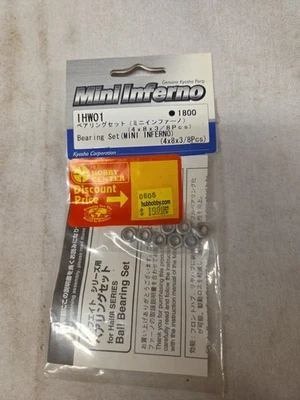 Juego de rodamientos Kyosho Mini Inferno IHW01 Foto 1 de 3