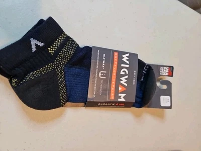 WigWam F6281 Ultra Cool Lite Calcetines Corte Bajo Azul Marino Grandes Hombres 9-12 Mujeres 10-13 Nuevos Foto 1 de 4