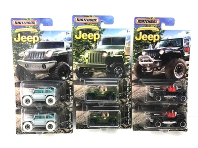2018 Mattel Matchbox Jeep Wrangler  Series 6 Jeeps Set  Unopened - Image 1 of 4