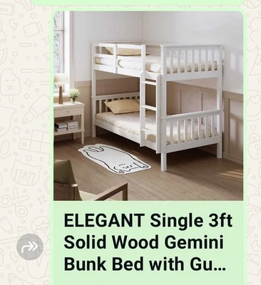 Elegant Wooden Bunk Bed for Kids - Image 1 of 4