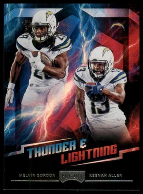 2018 Panini Playoff #6 Keenan Allen / Melvin Gordon Los Angeles Chargers - Image 1 of 2