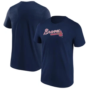 Camiseta para hombre Atlanta Braves MLB color primario azul Top - Nueva - Imagen 1 de 3