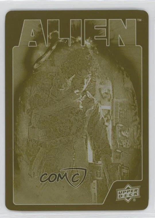 2017 Alien Movie Printing Plate Yellow Retro 1/1 Ellen Ripley Jones the Cat p1l - Image 1 of 3