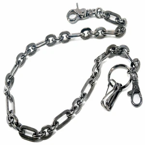 DK Shot Simple Classic Biker Trucker Key Jean Wallet Chain (23.5") Black CS107 - Picture 1 of 6