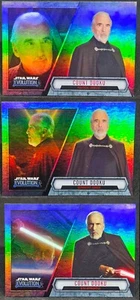 COUNT DOOKU 2016 Star Wars Evolution Foil 96 - 98 - Picture 1 of 2