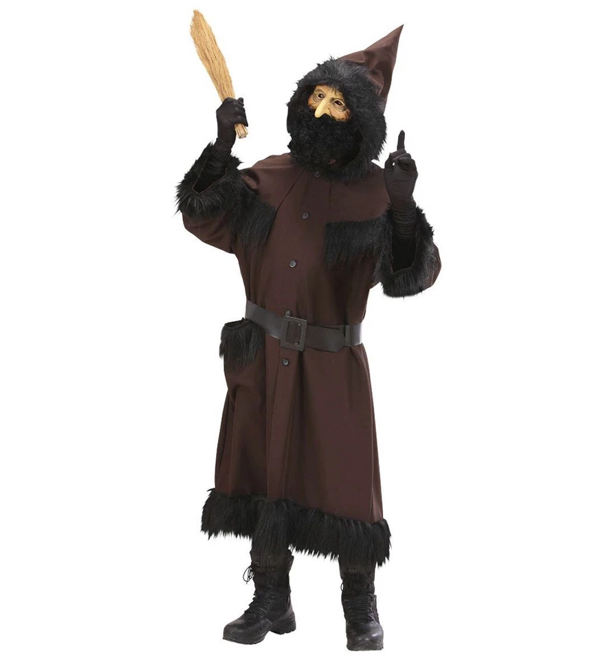 PANELIZE® Knecht Ruprecht schwarzer Mann schwarzer Piet mit Bart/Perücke