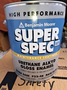 Benjamin Moore Super Spec Urethane Alkyd Gloss Enamal Int/Ext Paint Rust Prevent - Picture 1 of 12