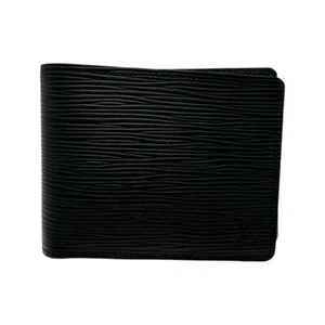 LOUIS VUITTON Epi Portefeiulle Multripru wallet Epi Leather black mens M60662 - Picture 1 of 16
