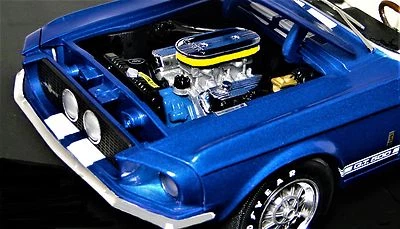 Ford Cobra Mustang Dragster Metal Coche de Carreras Hot Rod Modelo Clásico De Colección  Foto 1 de 4