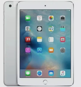 Apple iPad Mini 3 (Wi-Fi + Cellular) 16GB Silver A1600 - Excellent - Picture 1 of 6