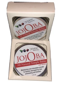 2x Eden Bodyworks Jojoba &Roobois All Natural Temple Balm Stimulates Hair Growth - Picture 1 of 11