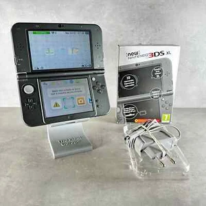 NEW NINTENDO 3DS XL CONSOLE Nera Completa Con Scatola + Caricatore - Imagen 1 de 16