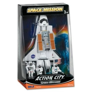 Action City - Space Mission - Space Shuttle 4 Piece Play Set - Picture 1 of 1