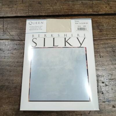 Berkshire Silky NOVO Controle Top Meia-calça Queen 1X - 2X Plus Marfim - Imagem 1 de 4