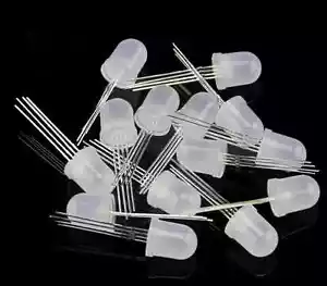 50 Stück PL9823 F8 8mm LED rund RGB LED P9823 Chipsatz innen Vollfarb LED  - Bild 1 von 1