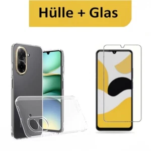 Handy Hülle für Xiaomi Redmi A5 4G (Global 171,7mm)   Hülle + Glas Schutzhülle - Bild 1 von 7