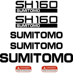 Sumitomo SH160-5 Decals Stickers New Repro Decal Kit - Picture 1 of 1