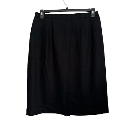 Worthington Womens Wool Skirt Size 16 Black - Image 1 of 4
