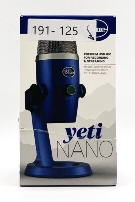 Blue Yeti Nano Premium USB Mic for Recording & Streaming - Vivid Blue - Image 1 of 4