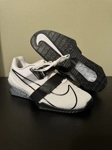 Nike Romaleos 4 Men Size 9 Weightlifting Shoes White Black CD3463-101 - Picture 1 of 6