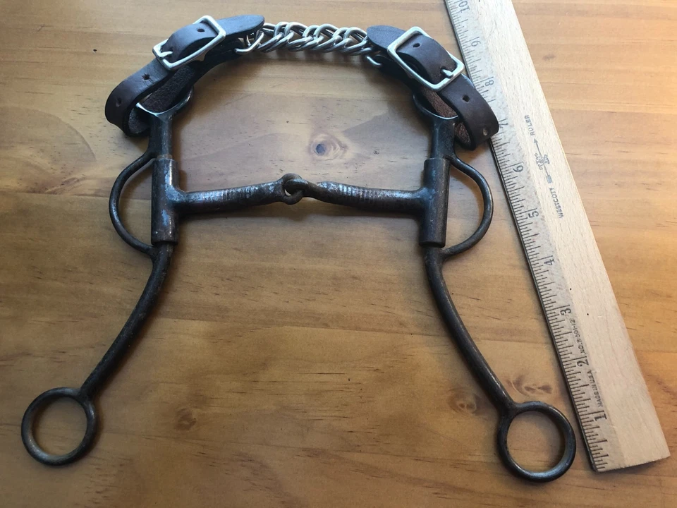 BILLY ALLEN REINING CURB BIT & STRAP - Bild 1 von 1