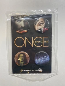 ABC Once Upon A Time Button Pin - 4 Button Set - New - Picture 1 of 3
