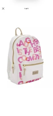 Benefit Cosmetics Edición Limitada 2019 Mochila Risa ¡Nueva en Plástico! Foto 1 de 3