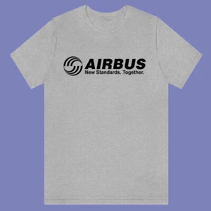 Airbus Aerospace Aviation Men's Grey Size S-3XL - Picture 1 of 1