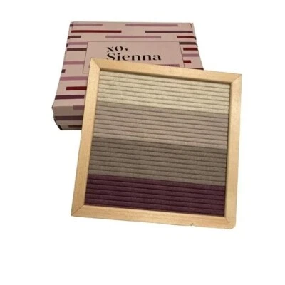 XO, Sienna Felt Customized Message Board 189 Letters etc, 10”x10” FabFitFun NIB - Image 1 of 2