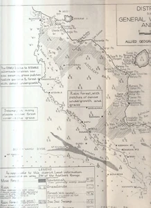 Segunda Guerra Mundial, mapas secretos de inteligencia, informes, Pacífico, Madang vol 1 6 de agosto de 1943 - Imagen 1 de 5