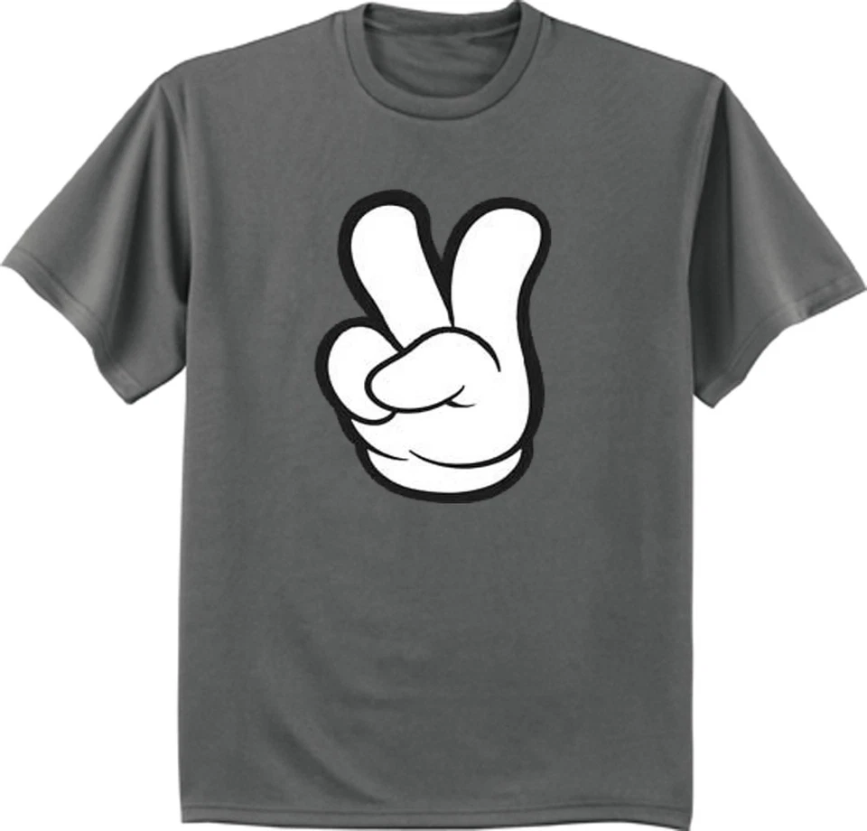 Big and Tall t-shirt peace sign design bigmen tee shirts king size clothing - Image 1 of 1