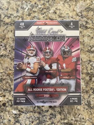 2021 Wild Card ALUMINATION INSIDE TRADER EXCLUSIVE HOBBY BOX TREVOR LAWRENCE RC - Image 1 of 4