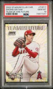 Shohei Ohtani 2022 Stadium Club Cromo "Equipo del Futuro" - PSA 10 - GEMA COMO NUEVO - Imagen 1 de 2