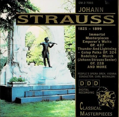Classical Masterpieces: Johann Strauss 1825-1899 (CD) Foto 1 de 2