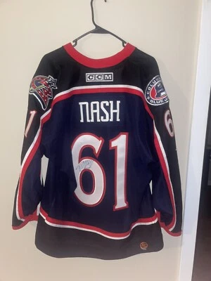 Camiseta firmada de Rick Nash - Chaquetas azules Columbus Foto 1 de 4