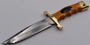 Custom Gil Hibben Handmade Ed Parker fighting knife Butterscotch dragon Scrim - Picture 1 of 10