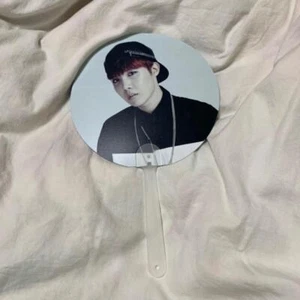 BTS Bangtan J-HOPE Picket WAKE UP JAPAN 1st TOUR 2015 OPEN YOUR EYES Hand Fan - Picture 1 of 2