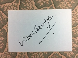 Victor Banerjee - A Passage to India - Bitter Moon - High Life -Autographed 1985 - Picture 1 of 2