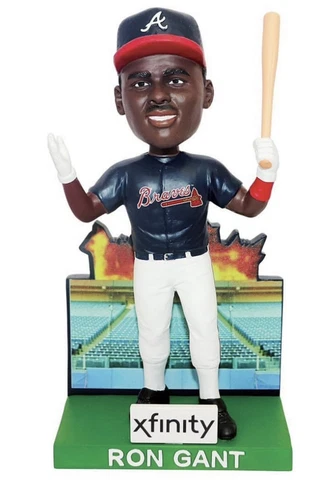 Ron Gant Atlanta Braves 93’ Pressbox Fire Bobblehead SGA 7/19/23 Cover