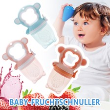 2xBaby Nuckel Frucht Schnuller für Obst Gemüse | Beruhigungssauger Fruchtsauger