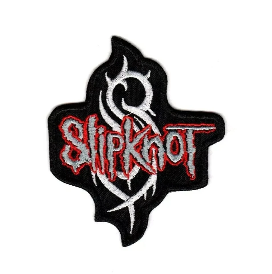 Slipknot Sew-on Patch | American Heavy Nu Alternative Groove Metal Band Logo - Image 1 of 1