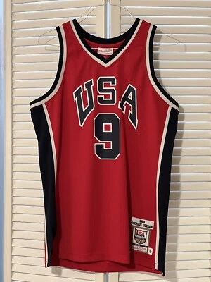 Auténtica camiseta olímpica de Michael Jordan Pre-NBA Foto 1 de 4