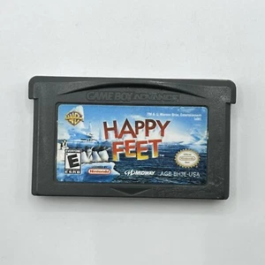 Nintendo Game Boy Advance Happy Feet Tested & Working Authentic Warner Bros 2006 - Picture 1 of 3