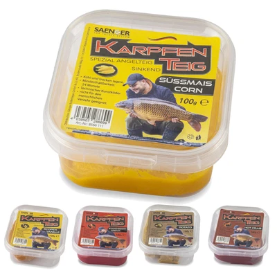 Saenger Karpfenteig 100g Carp Flavour Lockstoff Angeln Paste Köder Teig Futter