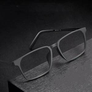 Men Pure Titanium Glasses Frame Full Rim Ultra Light TR Eyeglass Frame Rx-able - Imagen 1 de 14