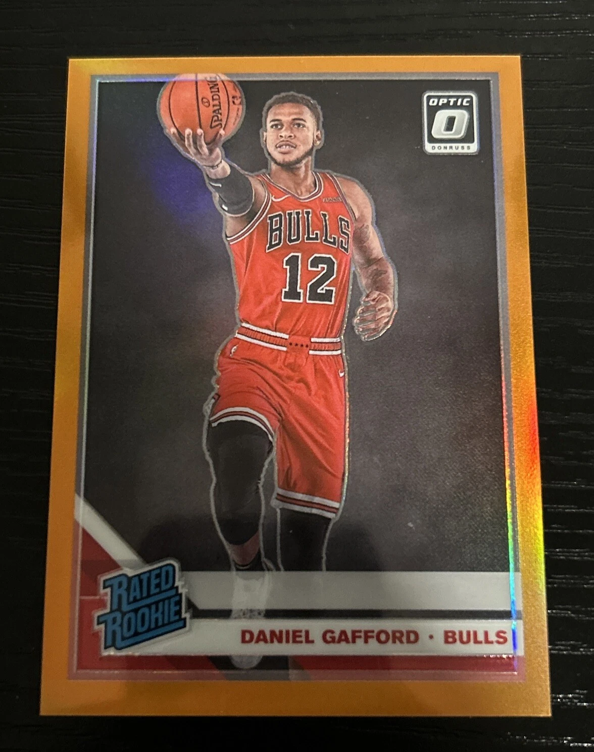 2019-20 Daniel Gafford Optic Rated Rookie Orange /199 #153 Bulls Mavericks
