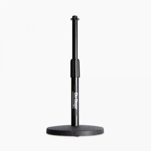 On-Stage DS7200B Round Base Adjustable Desktop Microphone Stand - Black - Picture 1 of 9