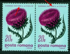 1970 Musk thistle/Carduus nutans,Nickende Distel,Flowers,Romania,2826,ERROR,MNH - Picture 1 of 2
